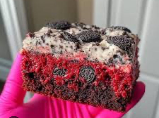 Oreo Red Velvet Brownie